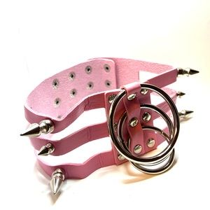 Gothic Punk Rock Choker Collar Necklace